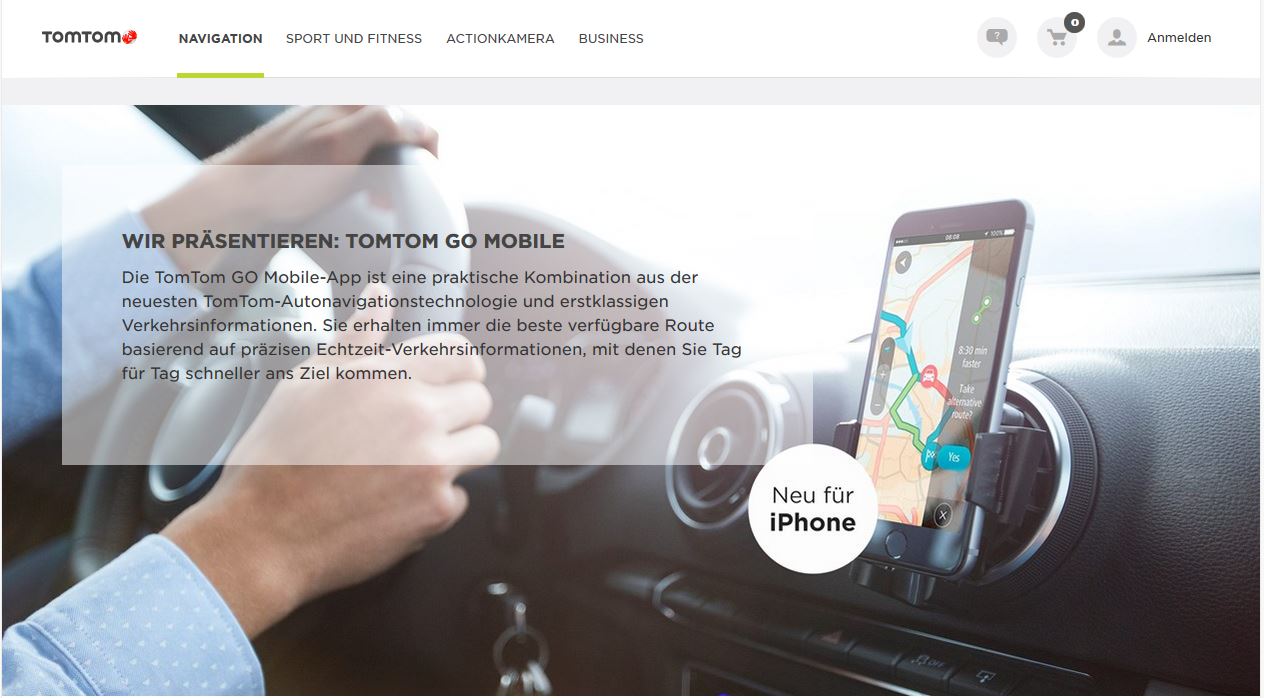 Neue TomTomApp für iPhone und Co. NaviGoGo